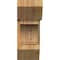 Ekena Millwork Imperial Slat Rough Sawn Bracket w/ Offset Brace, Western Red Cedar, 8"W x 20"D x 20"H BKT0806X20X20IMP06RWR - alternate 3